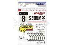 Ami Owner S-55BLM Barbless Black Chrome - #10