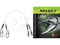 Select UNI Flurorocarbon Wire Leader - 25cm 0.30mm 6kg