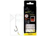 Mikado Method Feeder Rigs Braid Chinu with Push Stop 10cm - #12