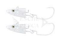 Westin Magic Minnow Weedless Jig Spare Head 19g - For Body 10cm - Silver #1/0 2pcs