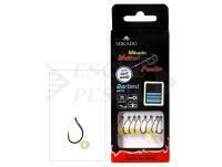 Mikado Method Feeder Rigs Barbed MF13 with bait band 10cm - #10