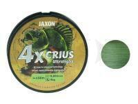 Trecciato Jaxon Crius 4X Ultralight Army Green 150m - 0.042mm