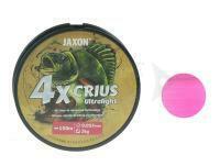 Trecciato Jaxon Crius 4X Ultralight Pink 150m - 0.042mm