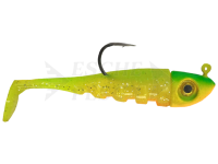 Esca Delalande Toupti Shad 7cm 7g - 066 - Fire Tiger Pailleté