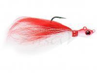 Esca Mustad Big Eye Bucktail Jig 3.5g 1/8oz - Red-White