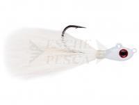 Esca Mustad Big Eye Bucktail Jig 3.5g 1/8oz - White