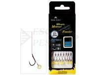 Mikado Method Feeder Rigs Braid Chinu with bait band 10cm - #14