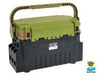 Fishing box with seating function S-Line 120C - 43x24x28cm