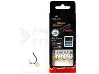 Mikado Method Feeder Rigs Barbless MF13 with bait band 10cm - #8